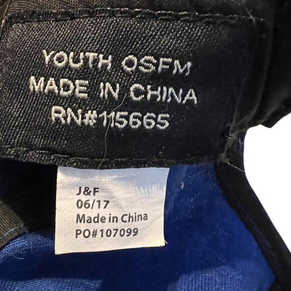 Pokémon Hat Embroidered Pikachu Nintendo Snapback Adjustable Royal Blue Youth OS - Picture 7 of 7